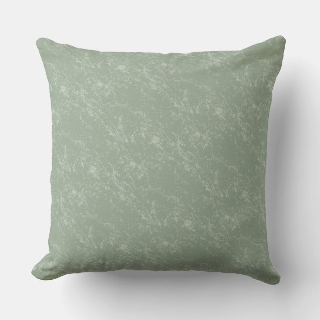 Sage Green Marble Shaded Pillow 20x20 (Front)