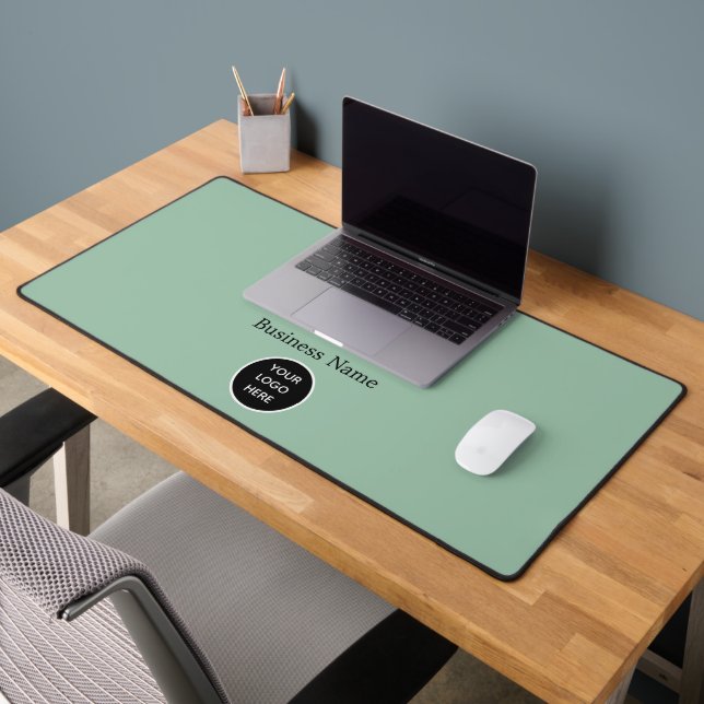 Sage Green Minimal Office Elegant Pad Logo (Office 2)