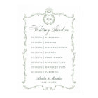 Sage Green Modern Classic French Wedding Timeline