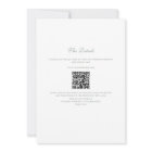 Sage Green Monogram Wreath QR Code Wedding