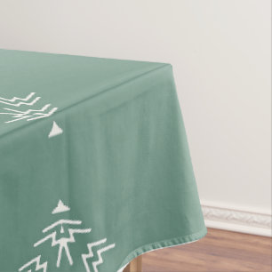 Sage Green Mud-Cloth Tablecloth