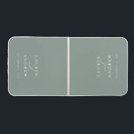 Sage Green Olive Green Wedding Personalised Beer Pong Table<br><div class="desc">Gorgeous sage green beer pong table. Perfect gift for the newlyweds in your life!</div>