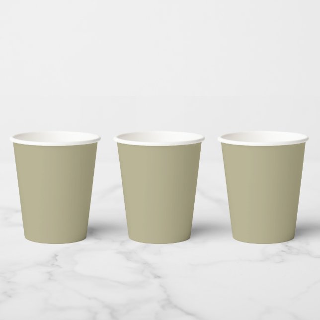 Sage Green Paper Cups (Multi)