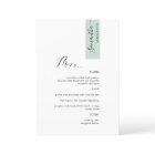 Sage Green Personalised with Guest Name Elegant