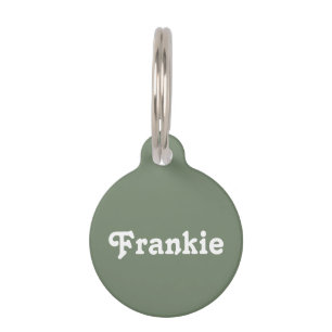 Sage Green Pet Tag