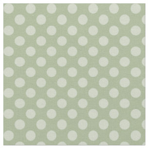 Sage Green Polka Dot Fabric