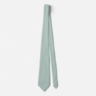Sage Green Polka-Dot Necktie