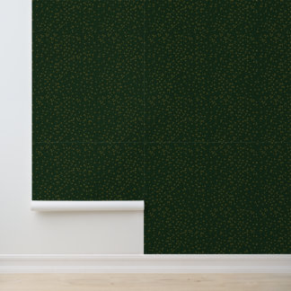 Sage Green Polka Dots Modern Pattern Wallpaper