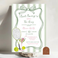 Sage Green Quirky Tennis Bridal Shower