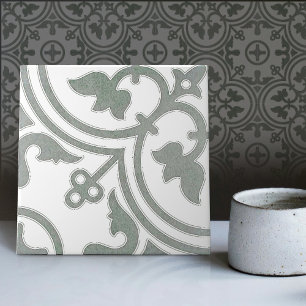 Sage Green Repro Backsplash Kitchen Portugese Tile