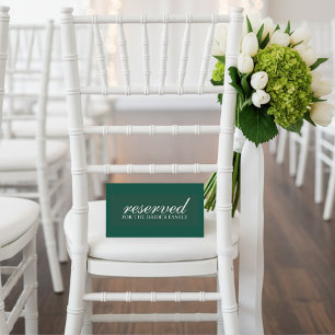 Sage Green Reserved Wedding Ceremony Chair