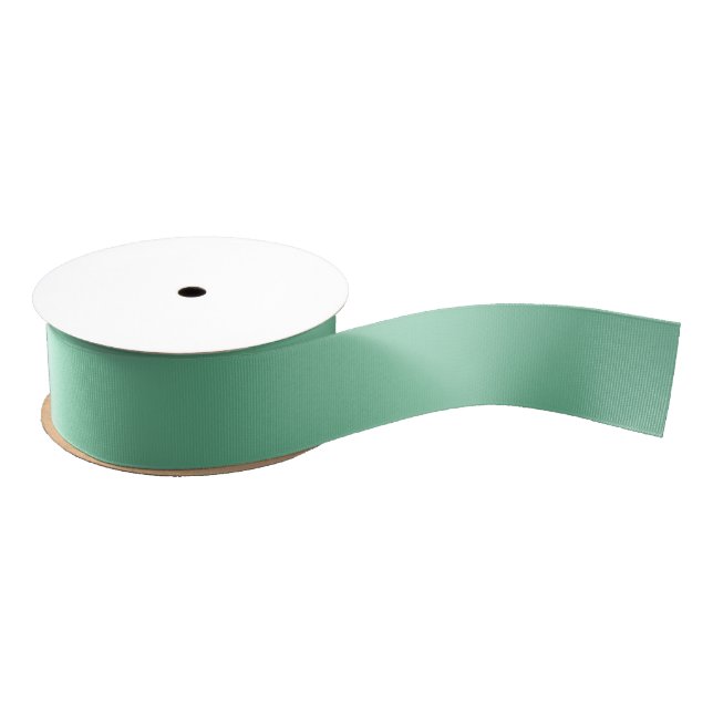 Sage Green Ribbon Bow Christmas Grosgrain Ribbon (Spool)