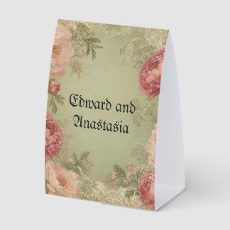 Sage Green, Rose and Lace Wedding