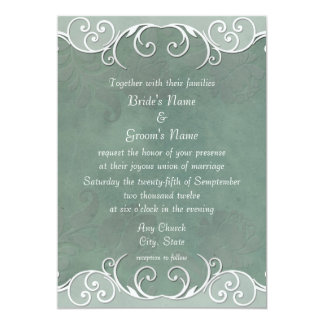 Sage Green Wedding Invitations, 1,000 Sage Green Wedding Invites ...