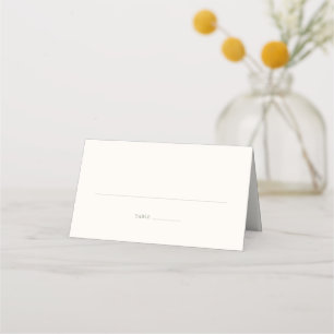 Sage Green Rose Wedding Place Card