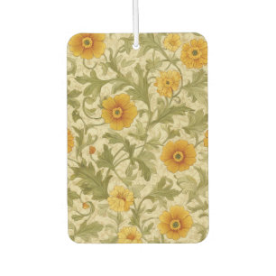 Sage Green Seamless Pattern Car Air Freshener