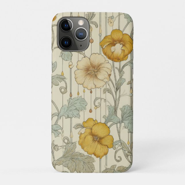 Sage Green Seamless Pattern Case-Mate iPhone Case (Back)