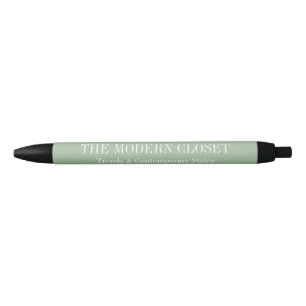 Sage Green Simple Business Branding Gift pen