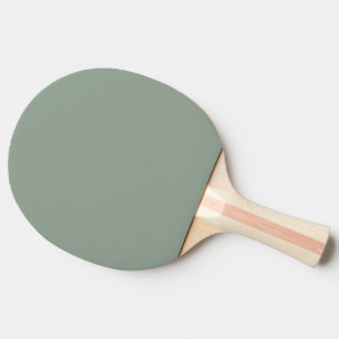 Sage Green Soft Pastel Solid Colour Ping Pong Paddle