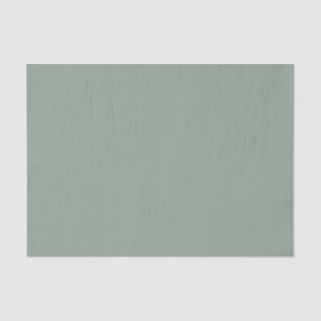 Sage Green Soft Pastel Solid Colour Tissue Paper (Front)