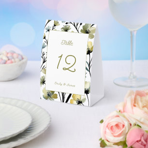 Sage Green & Soft Yellow Botanical Wedding