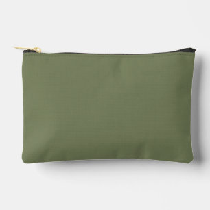 Sage Green Solid Colour Accessory Pouch