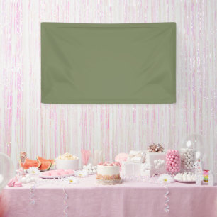 Sage Green Solid Colour Banner