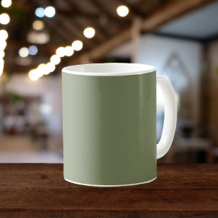 Sage Green Solid Colour Coffee Mug