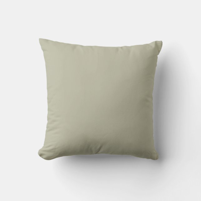 Sage Green Solid Colour Cushion (Front)
