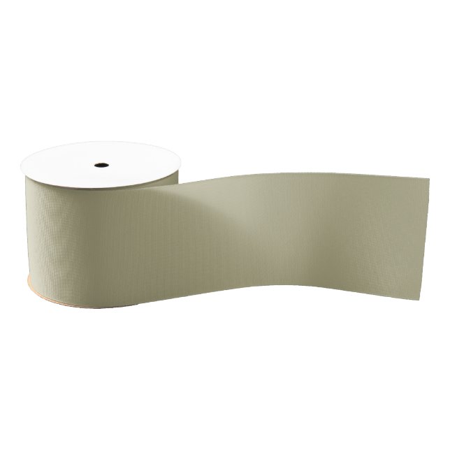 Sage Green Solid Colour  Grosgrain Ribbon (Spool)