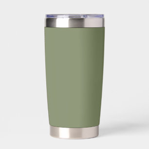 Sage Green Solid Colour Insulated Tumbler