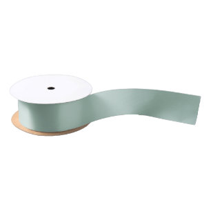 Sage Green Solid Colour Satin Ribbon