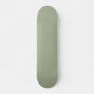 Sage Green Solid Colour Skateboard