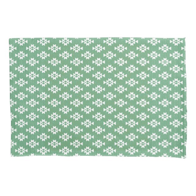 Sage Green Southwest Pillowcase (Front)