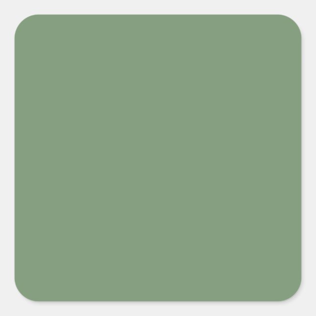 Sage Green Square Sticker (Front)