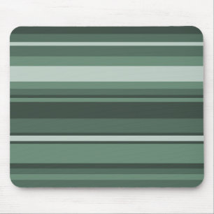 Sage green stripes mouse mat
