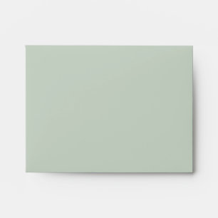 Sage Green Thank You Envelope