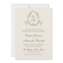 Sage Green Vintage Floral Wedding