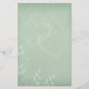 Sage Green Vintage Stationery