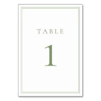 Sage Green Warm Modern Minimalist Wedding