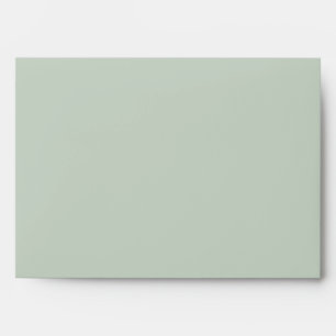 Sage Green Wedding Invitation Envelope