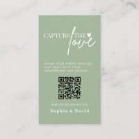 Sage Green Wedding Photos Capture The Love QR Code