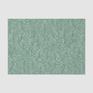 Sage Green Wedding Vintage Botanical Tissue Paper