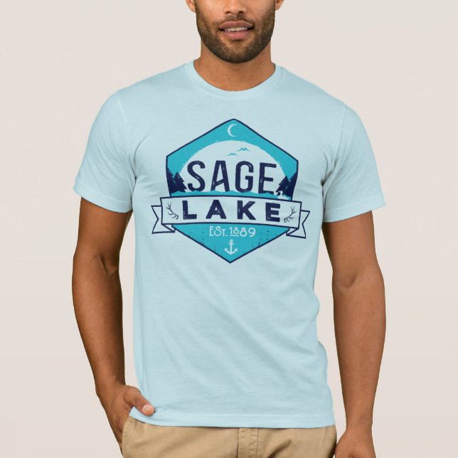 Sage Lake Emblem T-Shirt (Front)