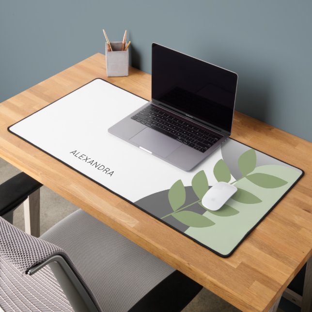 Sage Leaves Botanical Desk Mat (Office 2)