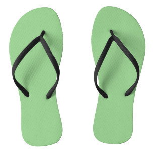 Sage, Light Moss Green (colour gradient) Flip Flops