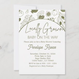 Sage Locally Grown Baby on the Way Baby Shower