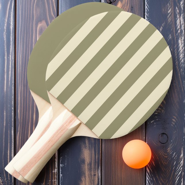 Sage Meadow Polo Striping and Solid Ping Pong Paddle (Creator Uploaded)