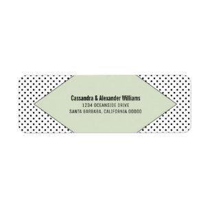 Sage Modern Polka Dots Wedding