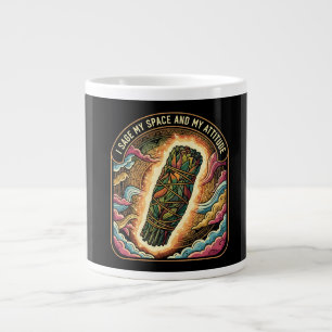 Sage My Space and My Attitude Smudging Cleansing A Large Coffee Mug